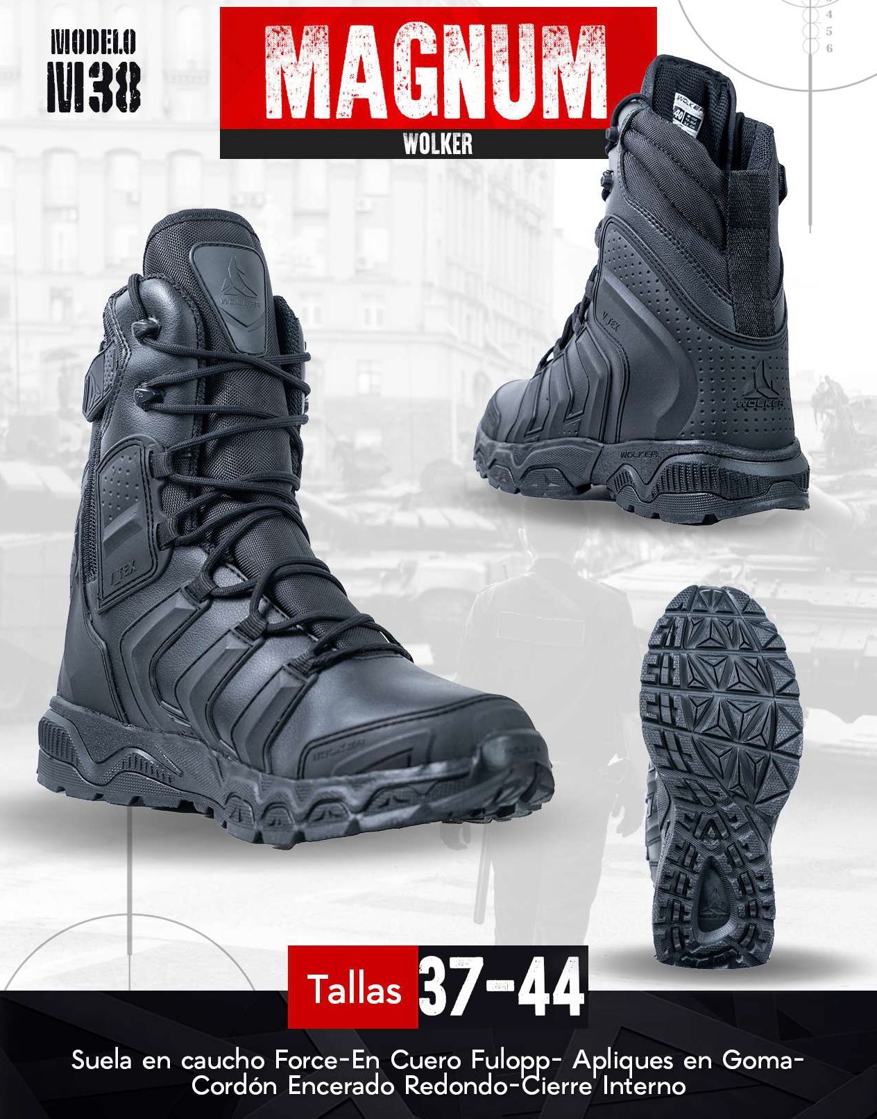 BOTAS WOLKER MAGNUM 36-